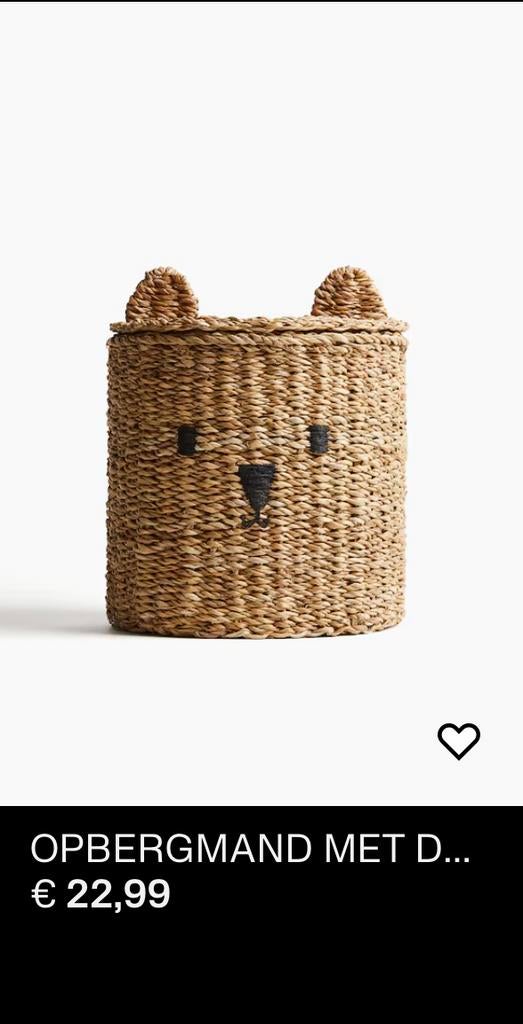 Ophergmand kind h&m home, Kinderen en Baby's, Kinderkamer | Inrichting en Decoratie, Ophalen, Zo goed als nieuw, Overige typen