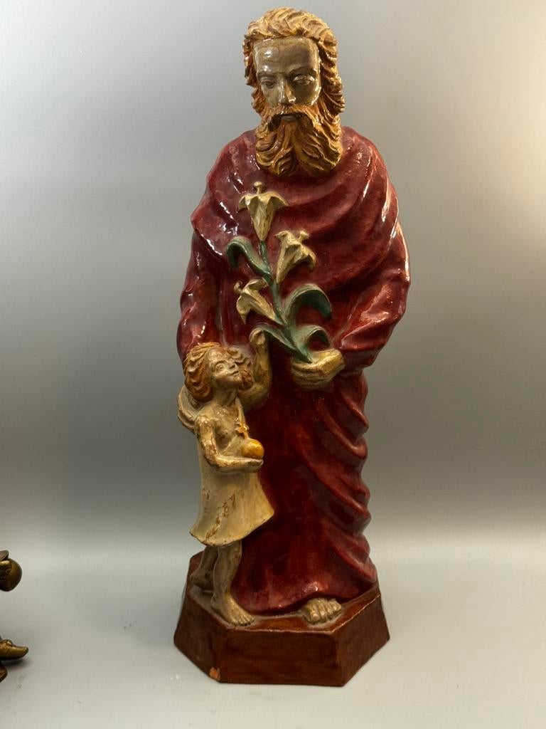 Jozef met het kind Jezus, Antiek en Kunst, Ophalen of Verzenden