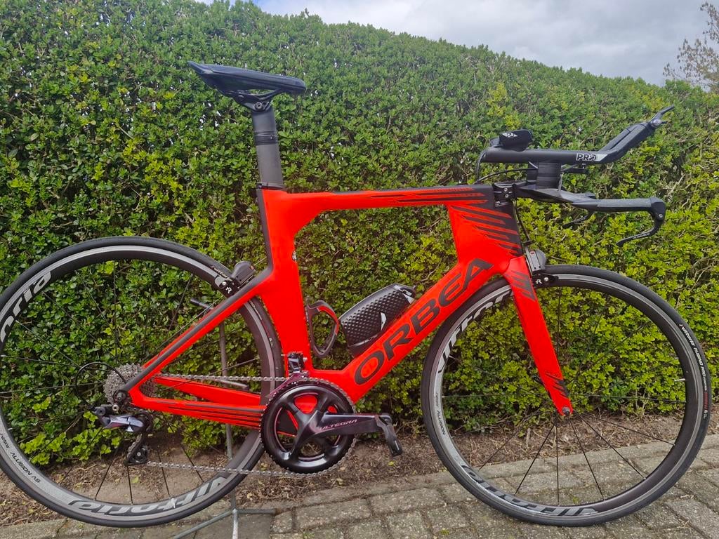 Orbea tt fiets maat L/57, Fietsen en Brommers, Fietsen | Racefietsen, 28 inch, Carbon, Zo goed als nieuw, Meer dan 20 versnellingen