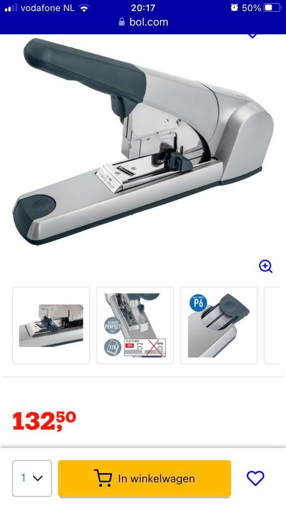 Niet machine, Ophalen, Zo goed als nieuw