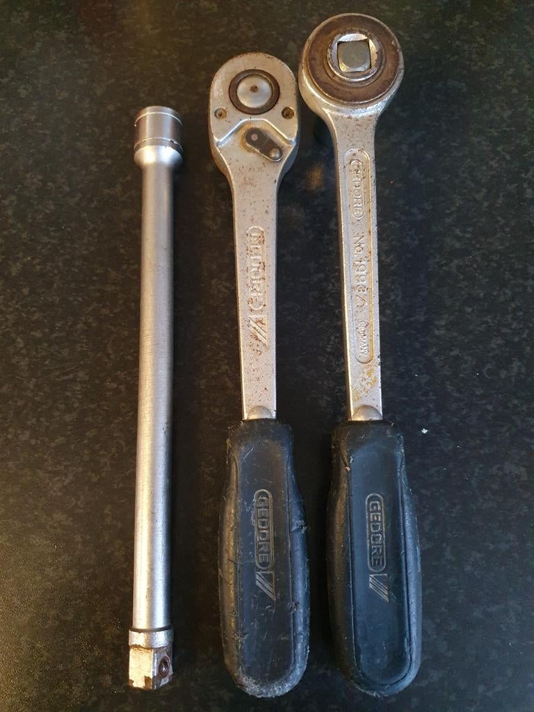 Gedore ratels plus verlengstuk igst, Ophalen of Verzenden