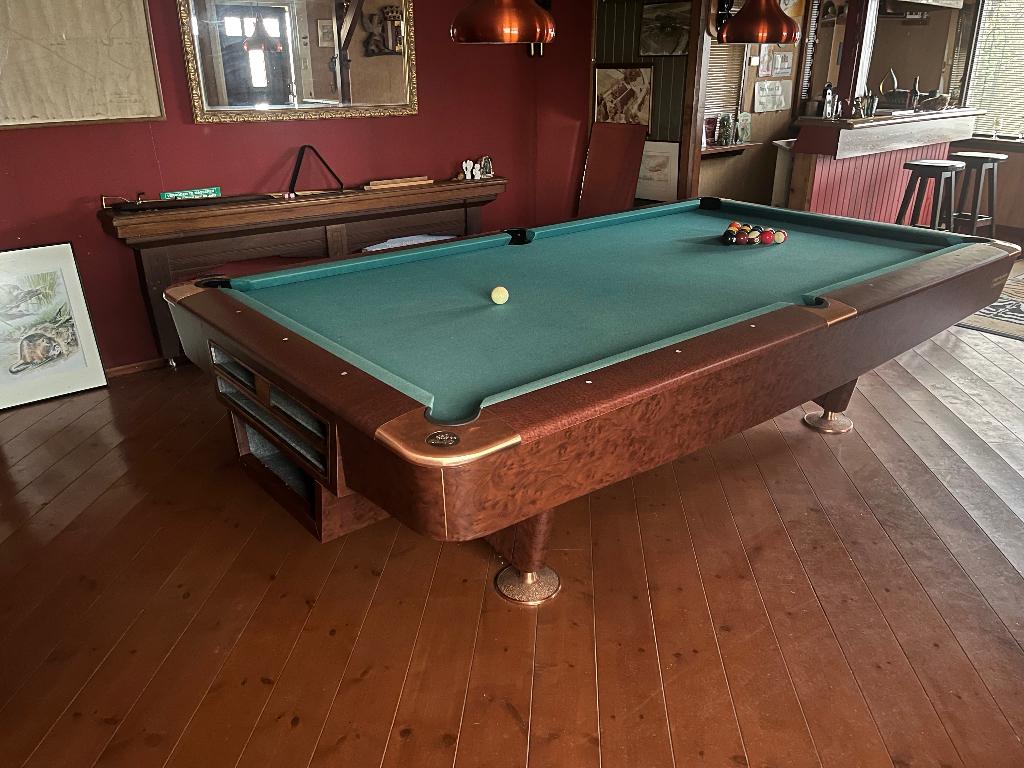 Poolbiljart 9 foot, Ophalen, Zo goed als nieuw, Pooltafel