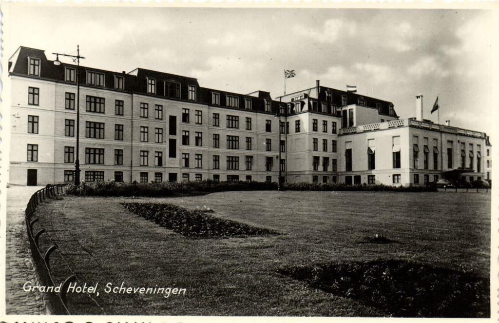 Grand Hotel, Scheveningen - ongelopen, Ophalen of Verzenden, Voor 1920, Ongelopen, Zuid-Holland