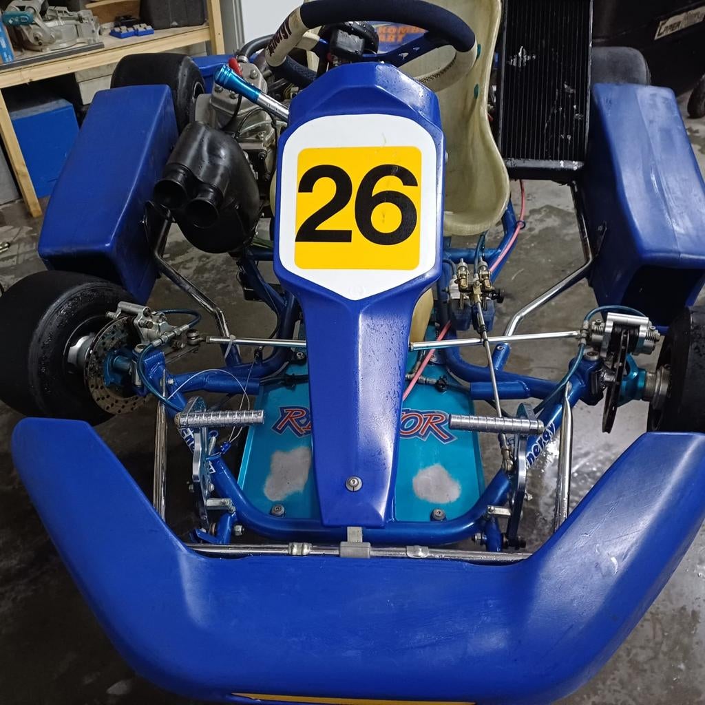 KombiKart racekart met Pavesi 125cc schakelmotor, Ophalen, Gebruikt, Kart