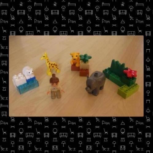 Lego / Duplo babydierentuin, Ophalen of Verzenden, Zo goed als nieuw, Compleet, Duplo
