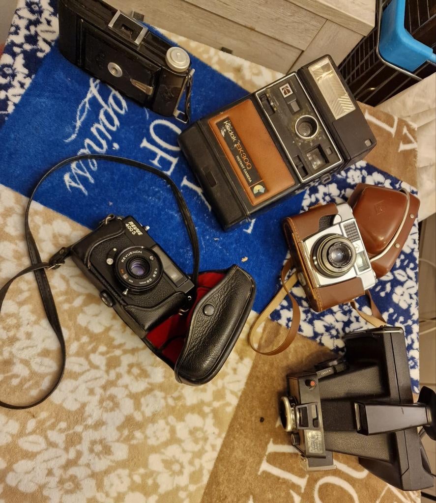 Partij van 5 Oude Camera's - Werking Onbekend, Audio, Tv en Foto, Fotocamera's Analoog, Ophalen of Verzenden, Compact, Overige Merken