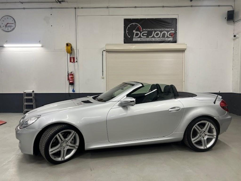 Mercedes-benz SLK-KLASSE SLK 200 K. PRESTIGE PLUS, LEER, PDC, Auto's, Automaat, Gebruikt, 4 cilinders, Cabriolet