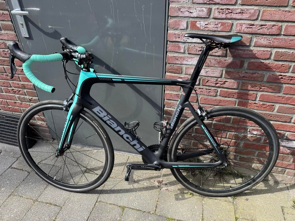 Bianchi Aria racefiets - Ultegra - Carbon, 28 inch, Carbon, Heren, Zo goed als nieuw