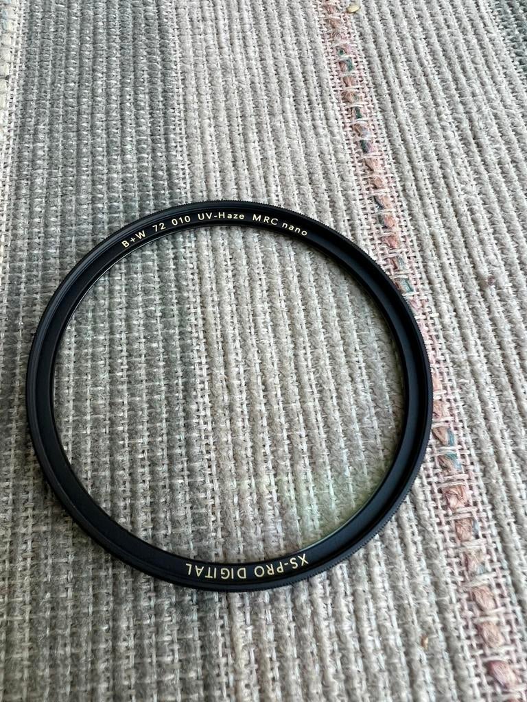 B+W UV Haze MRC Nano 72mm Filter 72 B&W BW, B&W, Ophalen of Verzenden, 70 tot 80 mm, Nieuw