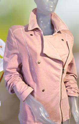 SYLVER 🌷zacht roze  sweatstof stretch  jasje mt 44, Kleding | Dames, Jasjes, Kostuums en Pakken, Sylver, Verzenden, Maat 42/44 (L)