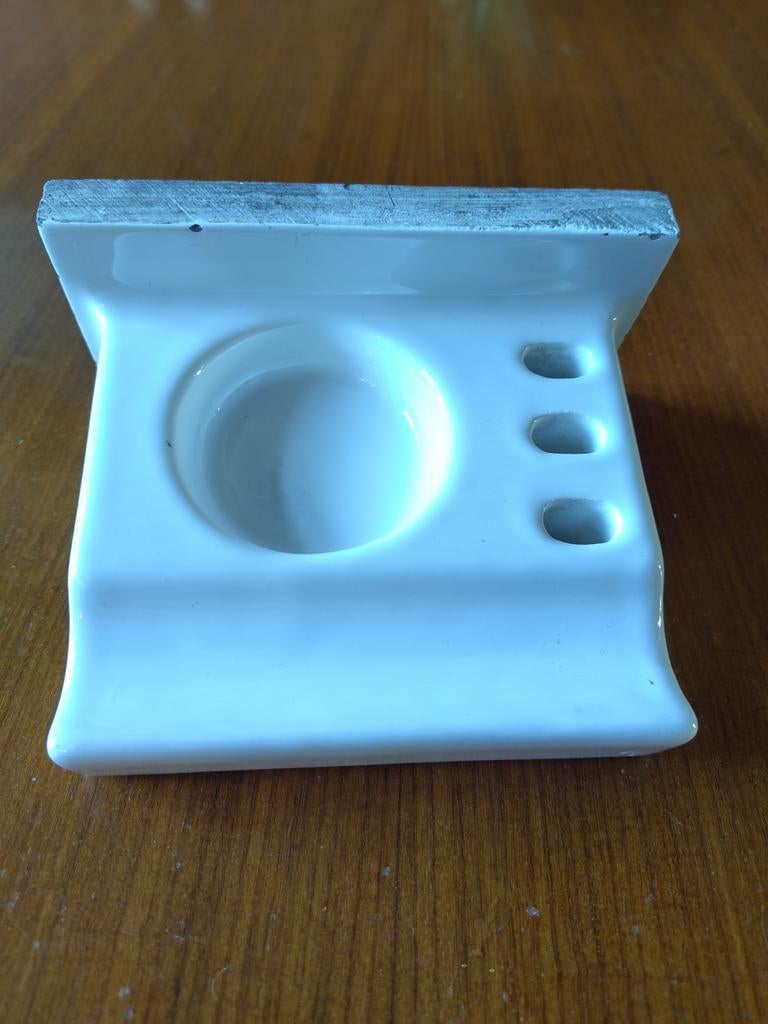 Vintage tandenborsteltegel tandenborstel houder functie tege, Doe-het-zelf en Verbouw, Overige materialen, Wandtegels, Minder dan 20 cm