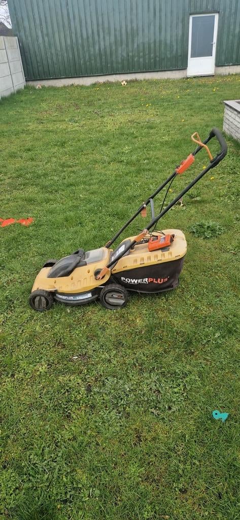 Powerplus Grasmaaier met oplader (zonder accu), Ophalen