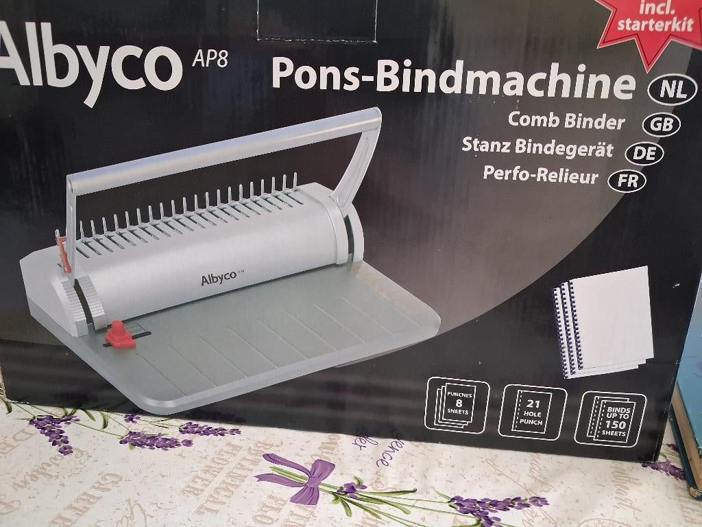 Pons-inbindmachine Albyco, Diversen, Ophalen, Nieuw