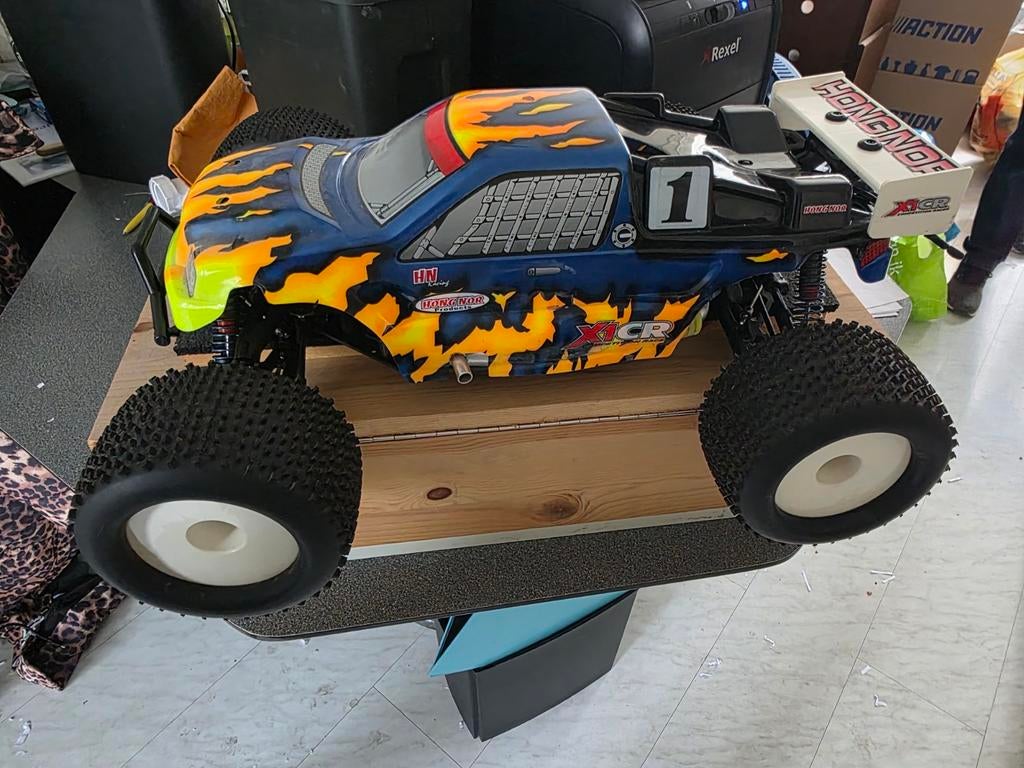 Hong Nor X1CRT 1:8 Nitro Truggy - Krachtig en Raceklaar, Ophalen of Verzenden