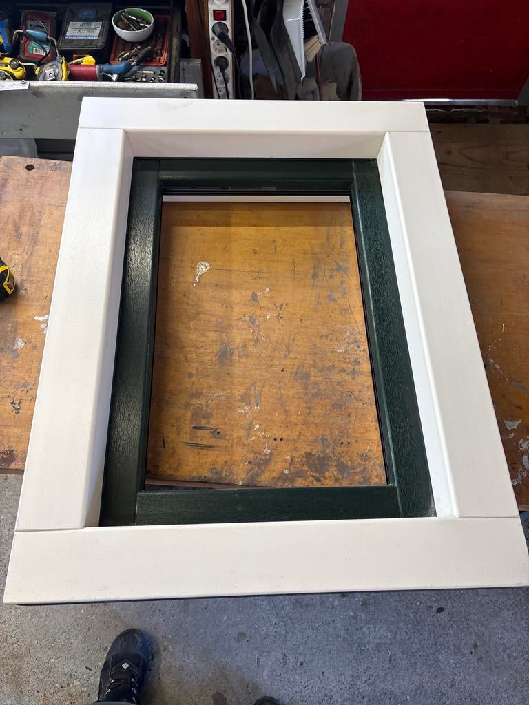 Kunststof raam zonder glas 60x80, Ophalen, Gevelraam of Ruit, Minder dan 80 cm, 80 tot 120 cm