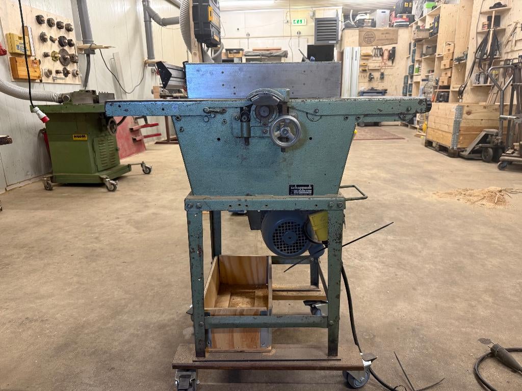 Scheppach HM1 vlak- vandiktebank 230V + messen, Ophalen, Gebruikt, Elektrisch