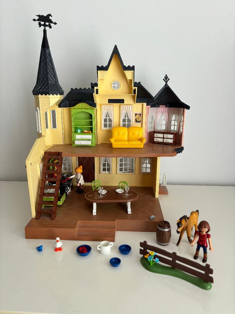 Spirit Playmobil: Lucky's huis met inrichting (9475), Ophalen of Verzenden, Zo goed als nieuw