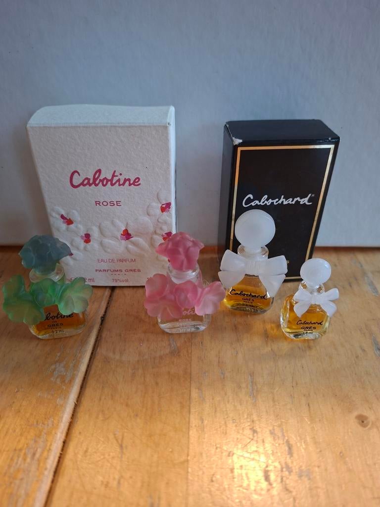 4 Miniatuurtjes van Grès, Ophalen of Verzenden, Gebruikt, Miniatuur, Gevuld