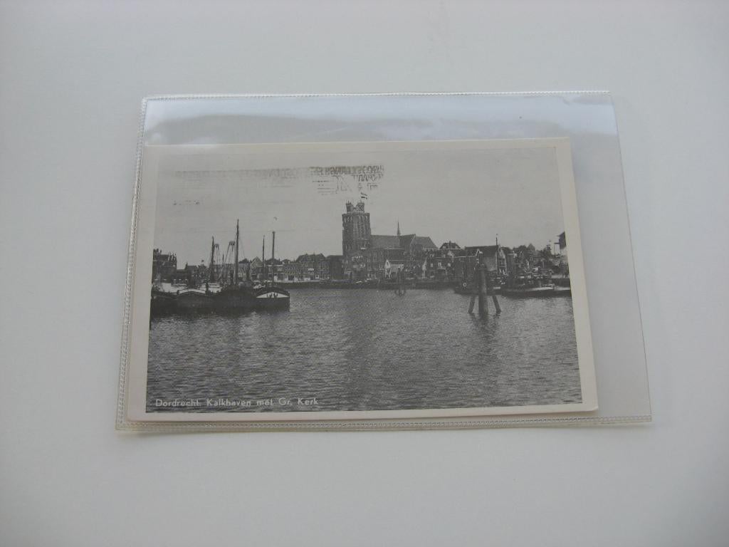 Dordrecht Kalkhaven met Gr.kerk, Verzenden, Voor 1920, Gelopen, Noord-Brabant