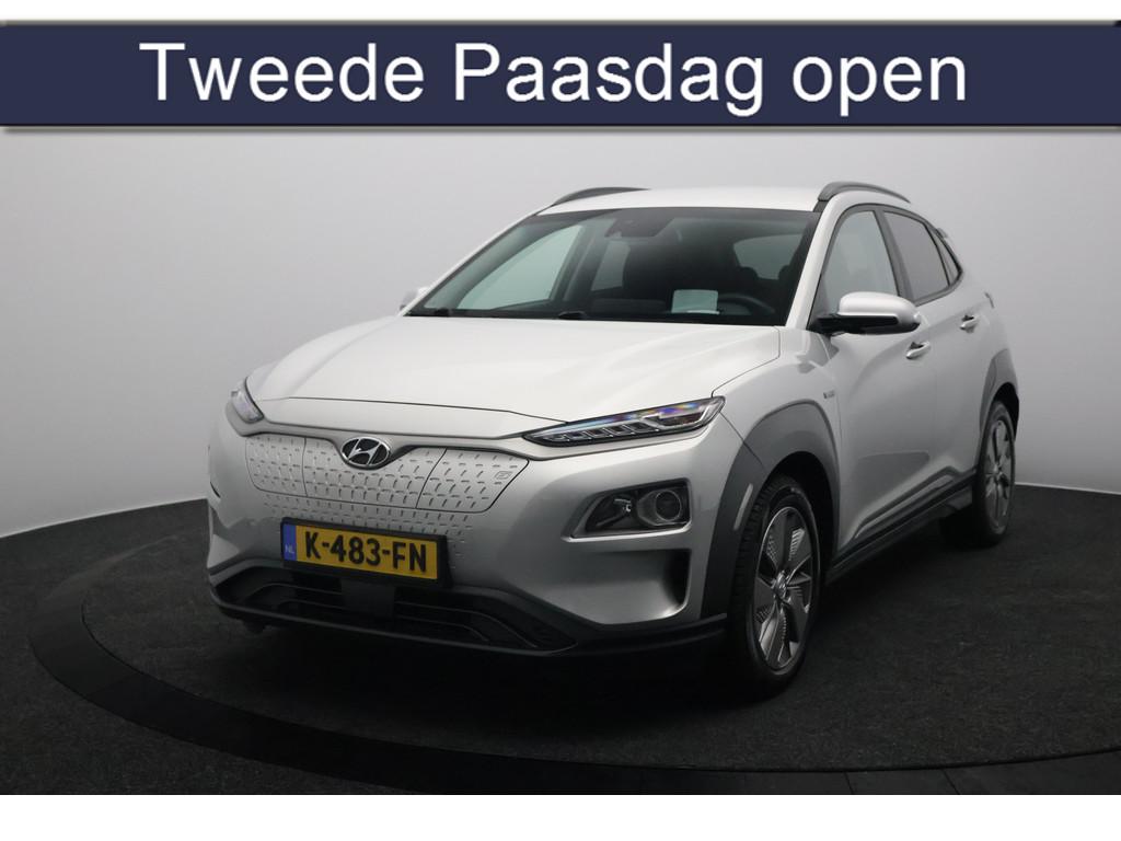 Hyundai KONA EV Fashion 64 kWh 3- Fase SOH 95,9% | Warmtepom, Stof, Gebruikt, Zwart, Origineel Nederlands