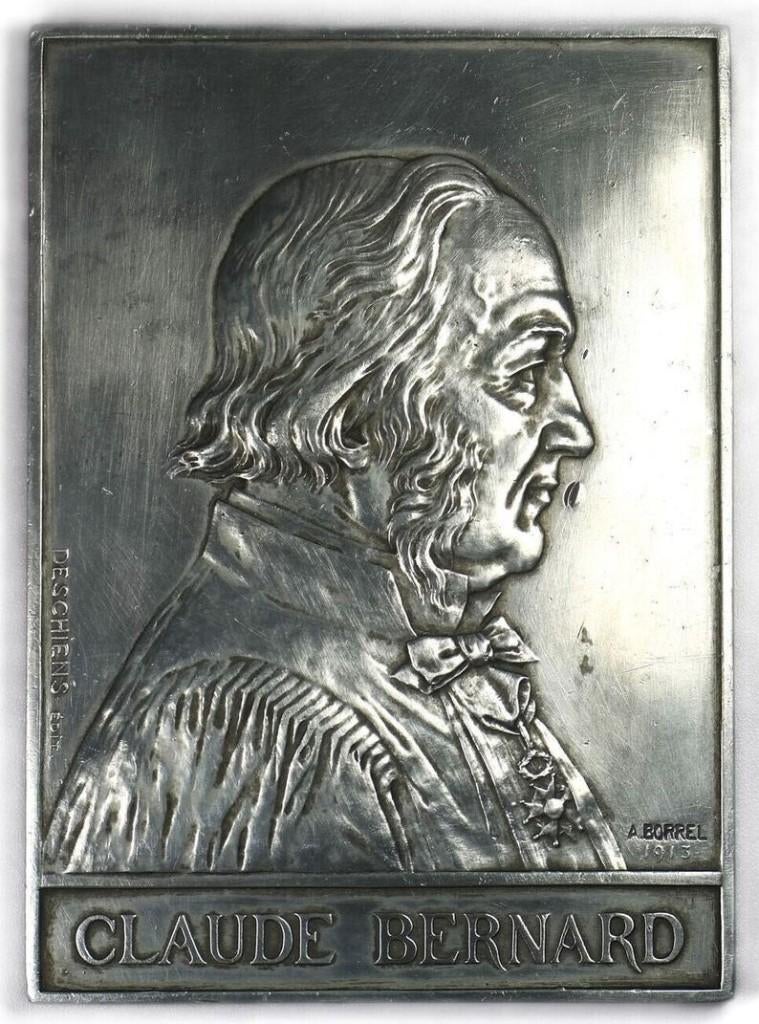 Frankrijk penning 1913 Claude Bernard Borrel EF, Ophalen of Verzenden, Overige materialen, Buitenland