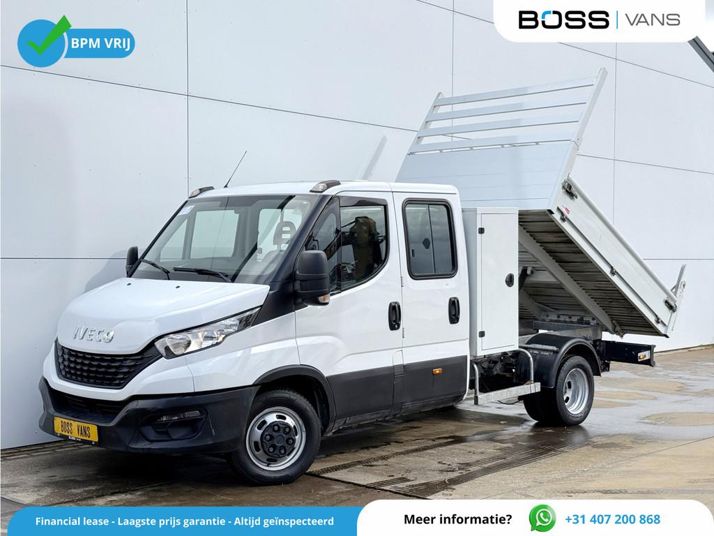 Iveco Daily 35C14 2.3 Kipper Dubbele Cabine Dubbellucht 6 St, Auto's, 2804 kg, Achterwielaandrijving, Gebruikt, Iveco
