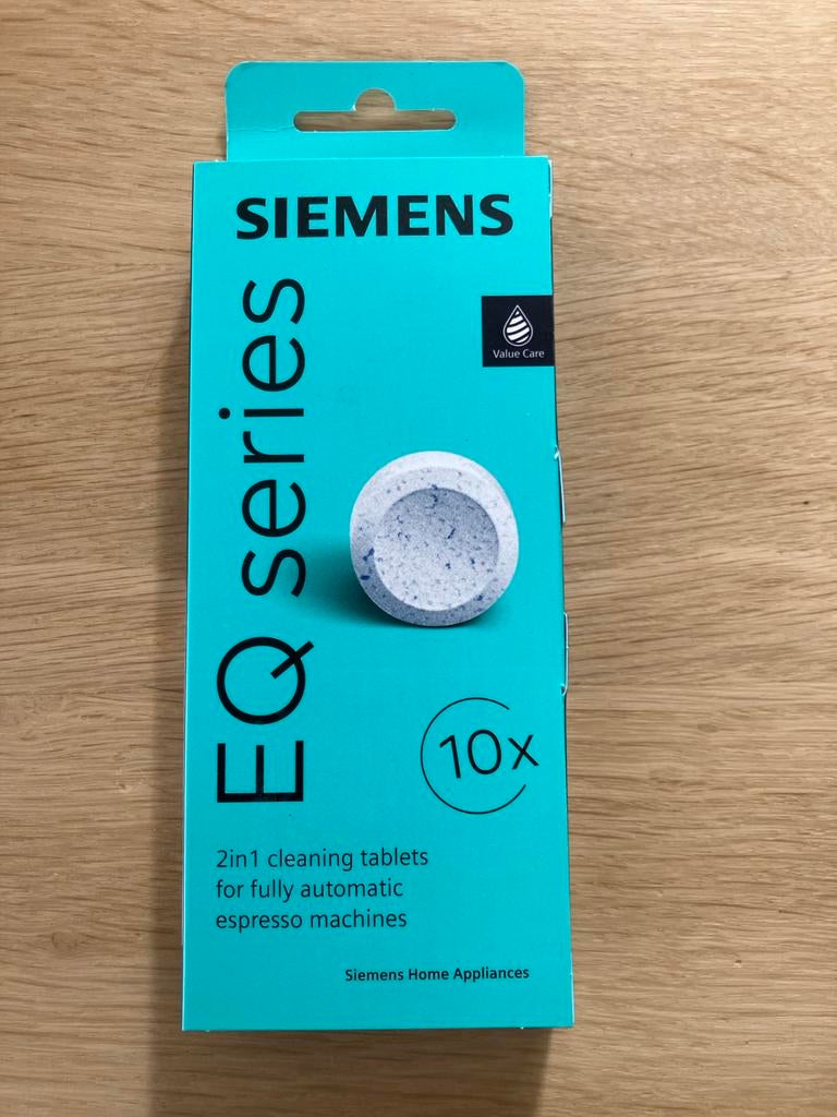 Siemens EQ series 2in1 reinigingstabletten (10x), Ophalen of Verzenden, Nieuw