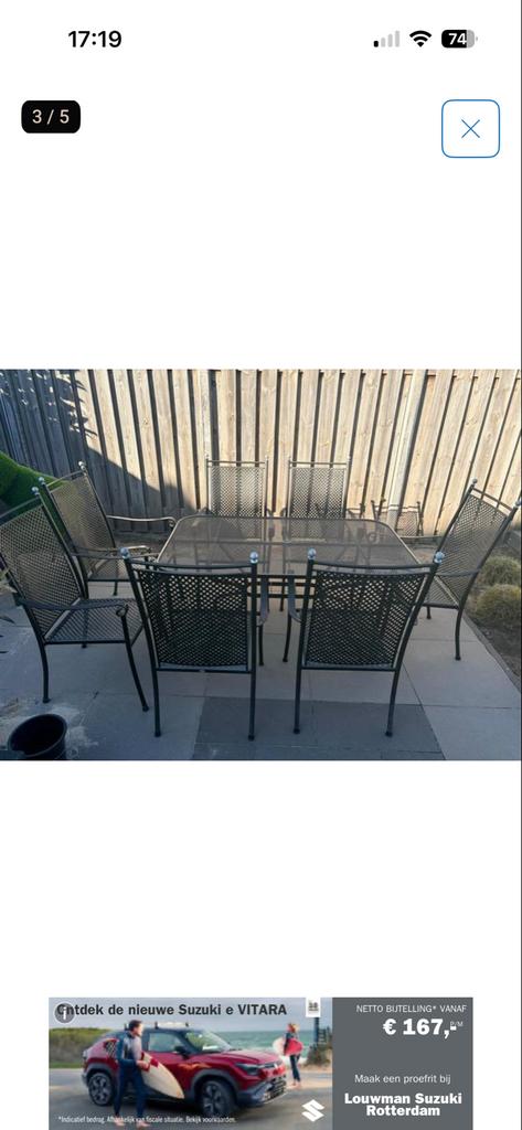 Gezocht , 6 royal garden Excelsior goede staat!, Ophalen of Verzenden, Zo goed als nieuw, Overige materialen