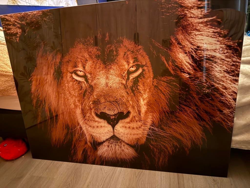 Plexiglas schilderij, Ophalen