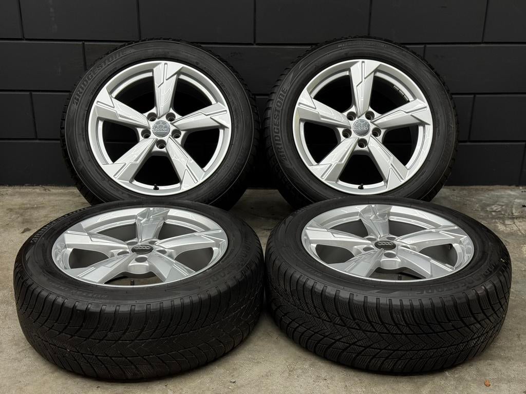 WINTER! Originele 18 inch Audi A6 C8 5x112 ET39 Bridgestone, Auto-onderdelen, Banden en Velgen, Ophalen, 18 inch, ., Banden en Velgen