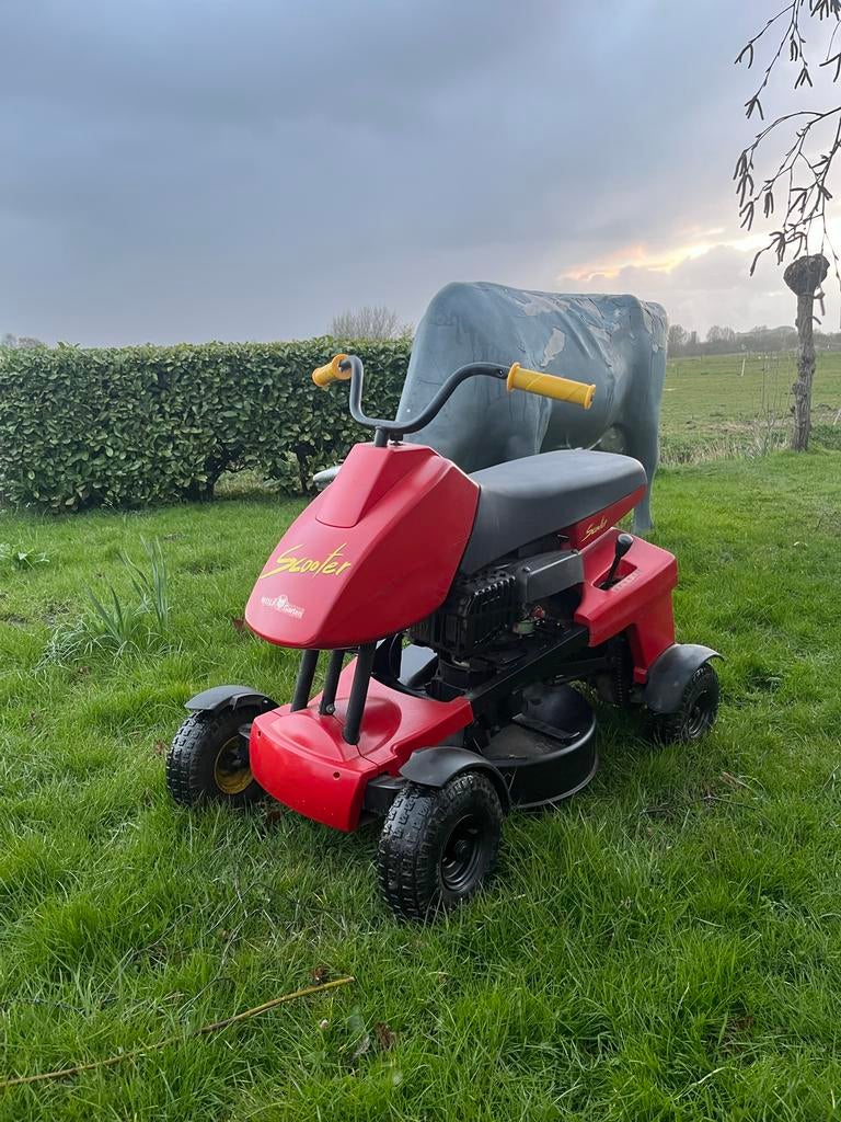Wolf-Garten Scooter Zitmaaier - Compact en Wendbaar, Tuin en Terras, Zitmaaiers, Ophalen, Gebruikt, Versnellingen, 90 tot 120 cm