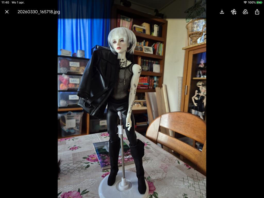 BJD doll  man Ace ( r) met Bubo 2 lichaam, Verzamelen, Poppen, Ophalen of Verzenden, Zo goed als nieuw, Babypop, Levensecht of Reborn