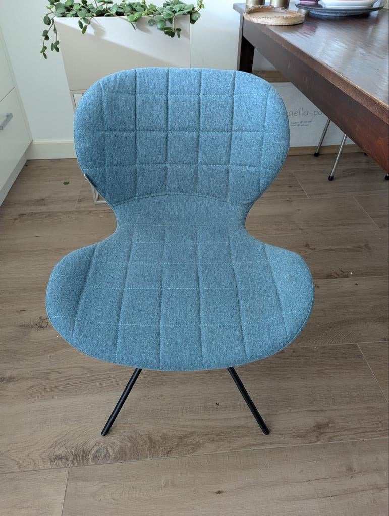 Stoelen ZUIVER OMG blauw, Huis en Inrichting, Stoelen, Ophalen, Blauw, Twee