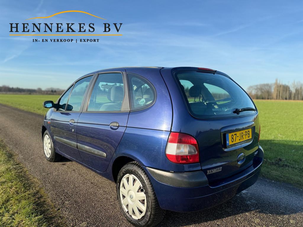 Renault Scénic 1.6-16V Expression AUTOMAAT 88.000 km NAP, Stof, 4 cilinders, Blauw, Origineel Nederlands