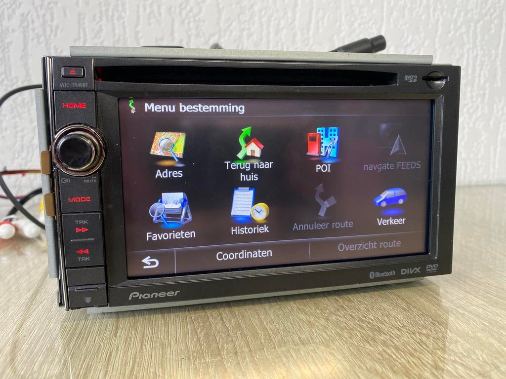 Pioneer cd usb radio navigatie Bluetooth, Auto diversen, Autoradio's, Ophalen of Verzenden, Gebruikt