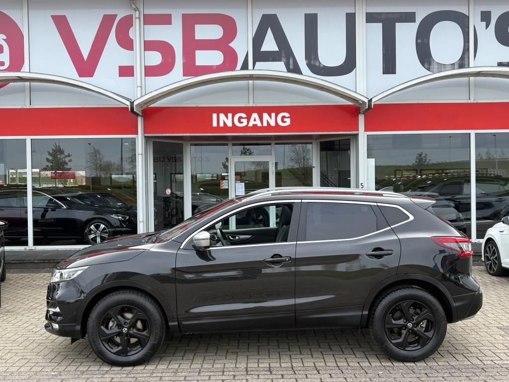 Nissan QASHQAI 1.2 TEKNA + AUT. PANO LEER EL.STOELEN NAVI BO, Automaat, Gebruikt, Huisgarantie, Met garantie (alle)