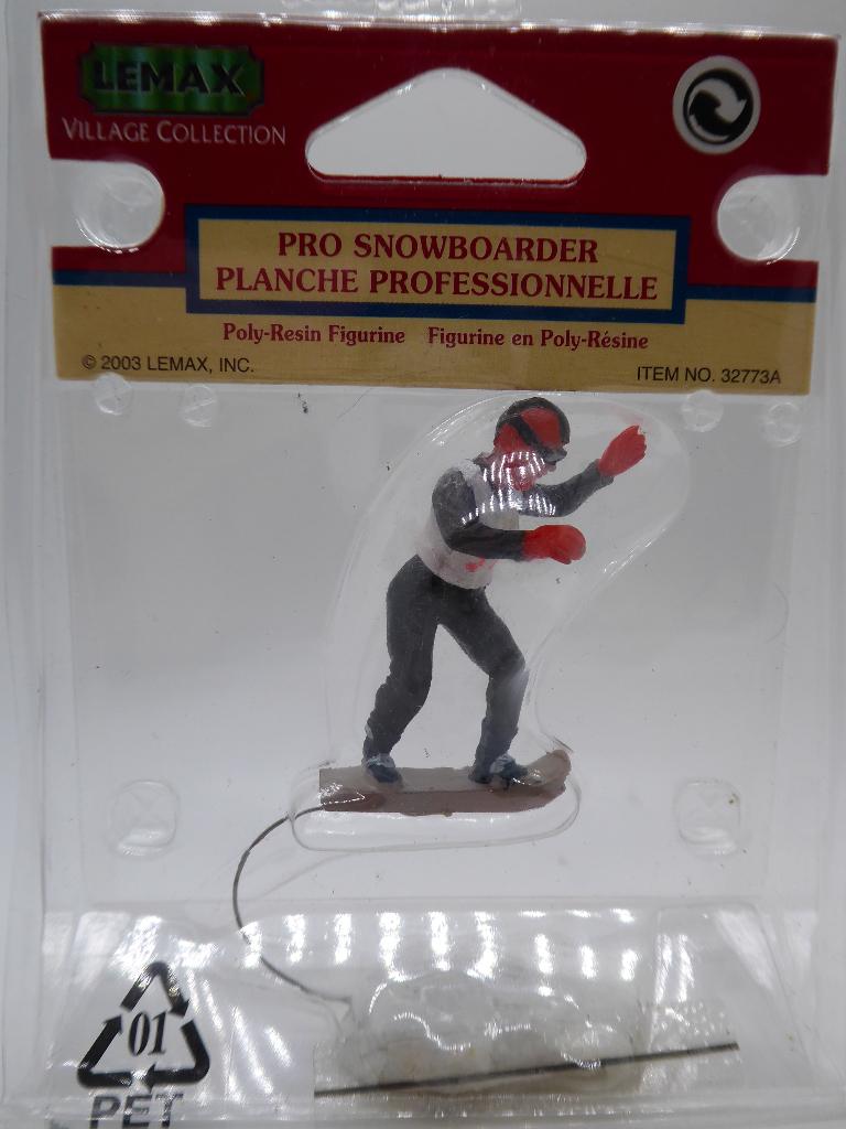 Lemax Item - Pro snowboarder  -  Ik ruim op, Ophalen of Verzenden, Nieuw