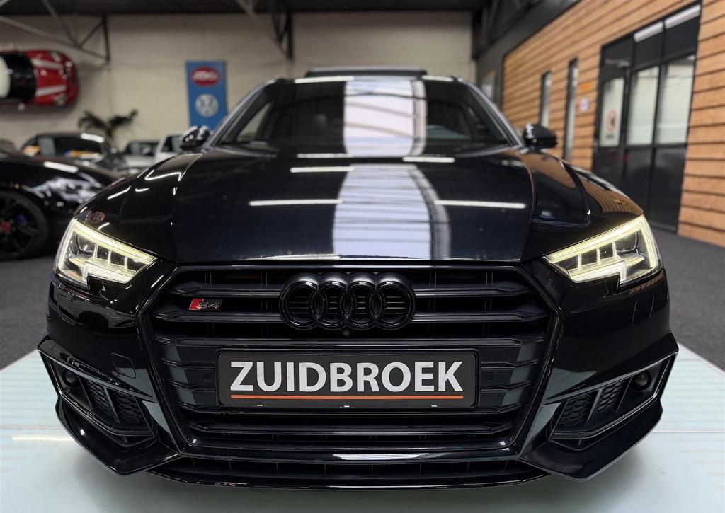 Audi S4 3.0 V6 Vol optie! Carbon! Pano! Memory! 360 camera!, Automaat, Gebruikt, 2995 cc, Zwart