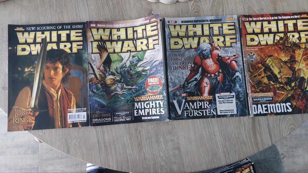 White Dwarf Tijdschriften - Warhammer & Lord of the Rings, Hobby en Vrije tijd, Wargaming, Ophalen of Verzenden