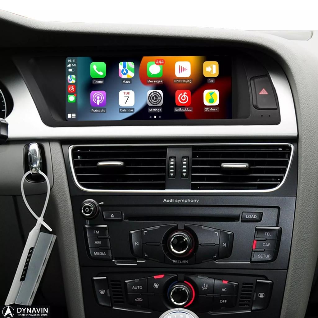 android scherm audi q5 navigatie apple carplay usb Dynavin