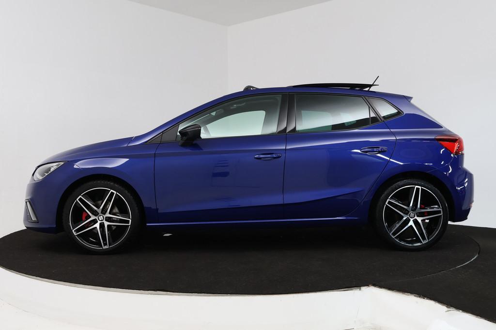 Seat Ibiza 1.0 TSI FR Business Intense (PANORAMADAK, CAMERA,, Auto's, Seat, Stof, Gebruikt, 580 kg, 116 pk