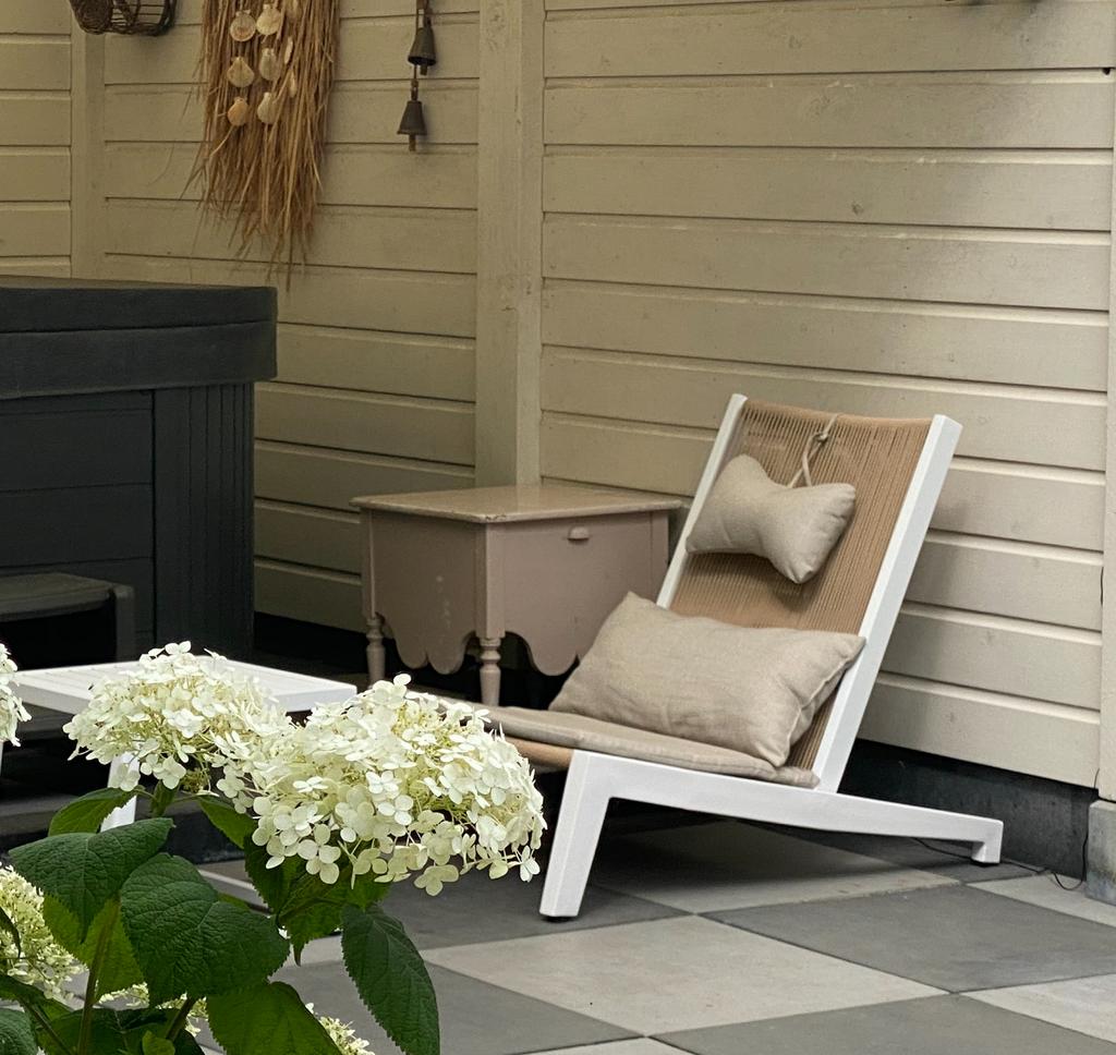 Kees Smit 2 stoelen en tafel zgan, Ophalen of Verzenden, Zo goed als nieuw, Aluminium, 2 zitplaatsen