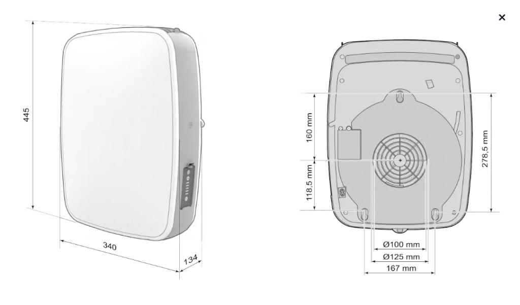 Sonair 3.0 Co2 gestuurde decentrale ventilatie unit (NIEUW), Ophalen of Verzenden, Nieuw, Ventilator