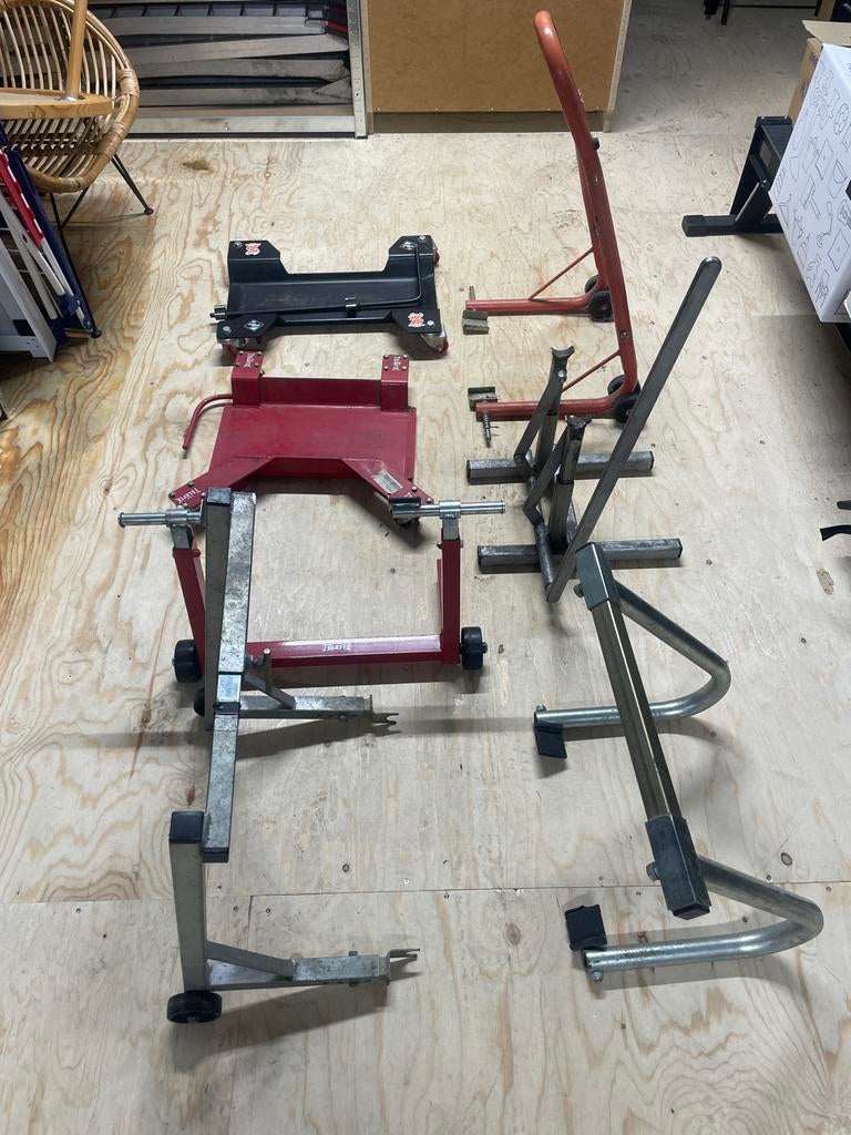 Paddockstand, motormover en crossmotor stand, Ophalen, Gebruikt