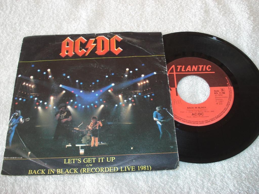 AC DC  ACDC    Lets Get it Up     Orgineel, Cd's en Dvd's, Vinyl Singles, Ophalen of Verzenden, Zo goed als nieuw, Rock en Metal
