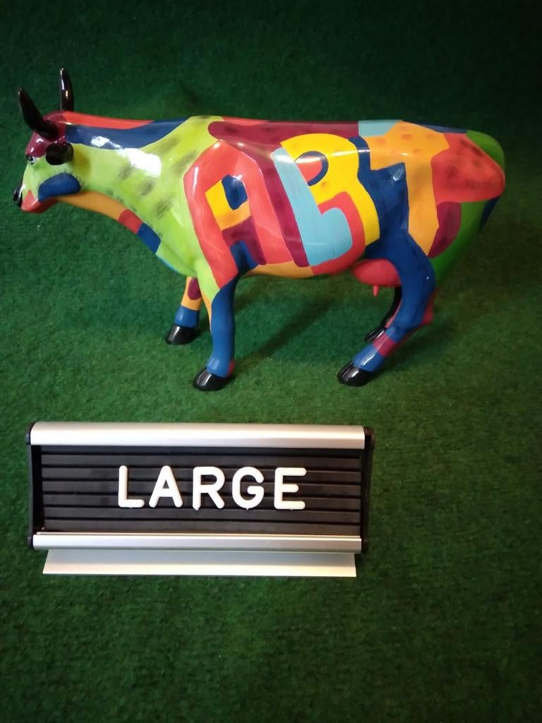 Cow Parade Koe "Art of America" LARGE, Ophalen of Verzenden, Zo goed als nieuw, Dier
