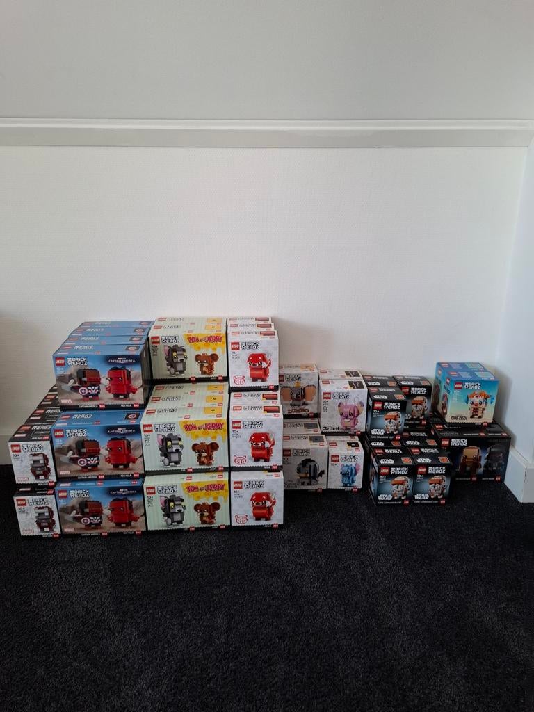 Grote collectie LEGO BrickHeadz 65 sets - Nieuw in doos, Kinderen en Baby's, Speelgoed | Duplo en Lego, Nieuw, Lego, Complete set