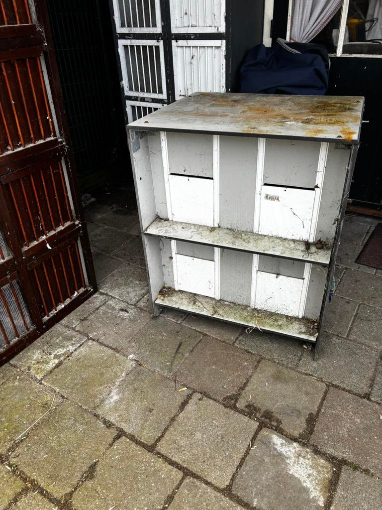 Lichthok donkerhok in 1 helemaal van trespa, Ophalen of Verzenden, Zo goed als nieuw, Aluminium, Volière