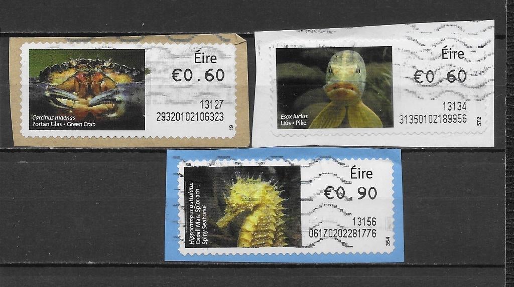 Ierland 2012 dieren vissen zeepaardje, Verzenden, Ierland, Gestempeld