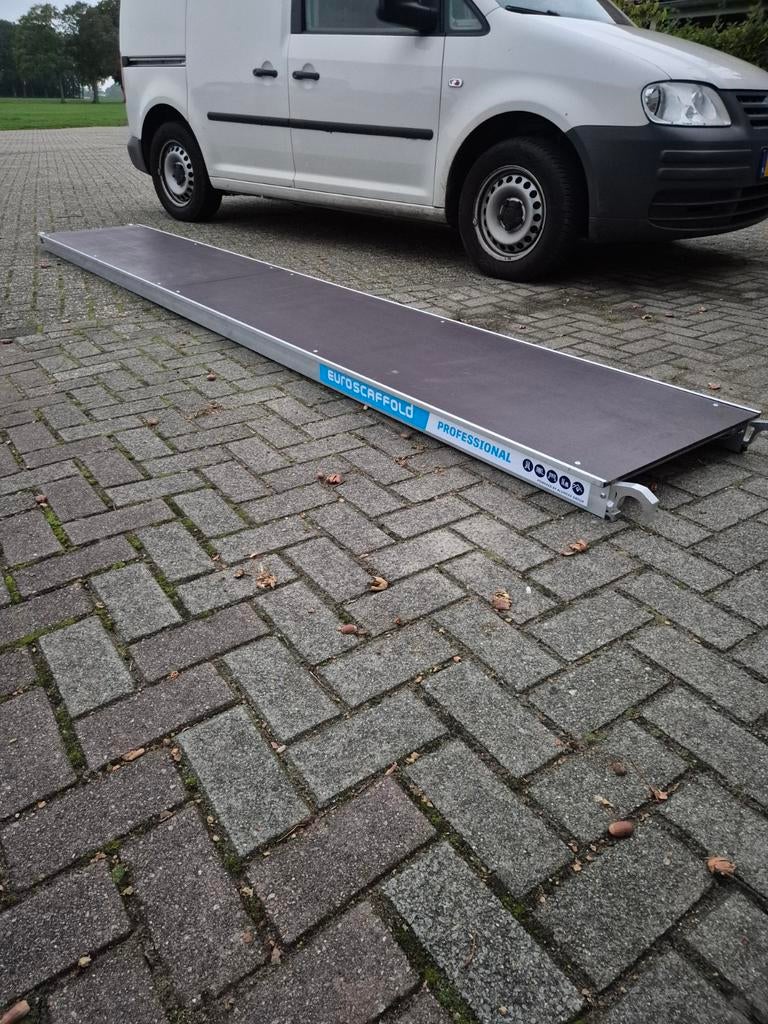 Rolsteiger Platform 4 meter Werkbrug Loopbrug Steiger 400 cm, Ophalen of Verzenden, Nieuw, Minder dan 2 meter